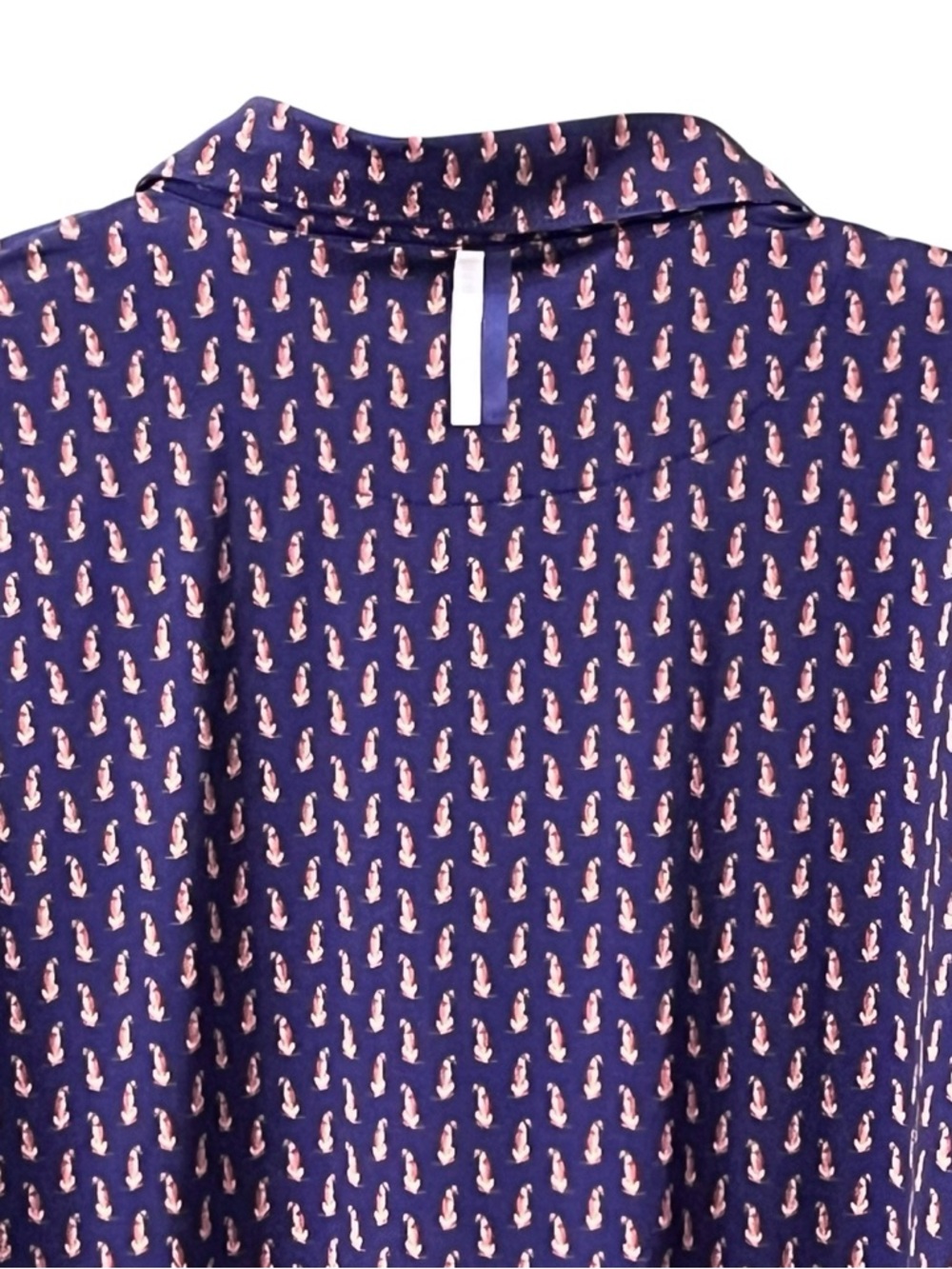 Rhoback The Ridgeback Performance Polo Men’s Sz 2XL UPF 50* Blue/Purple - Picture 7 of 11